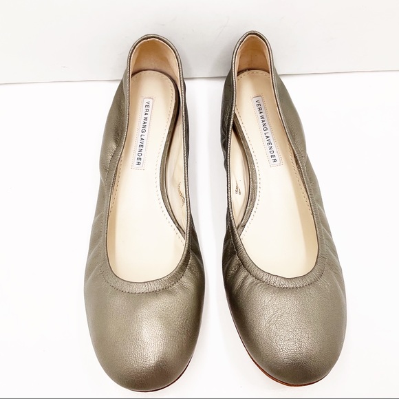 {Vera Wang Lavender} Leather Ballet Flats - Picture 14 of 16